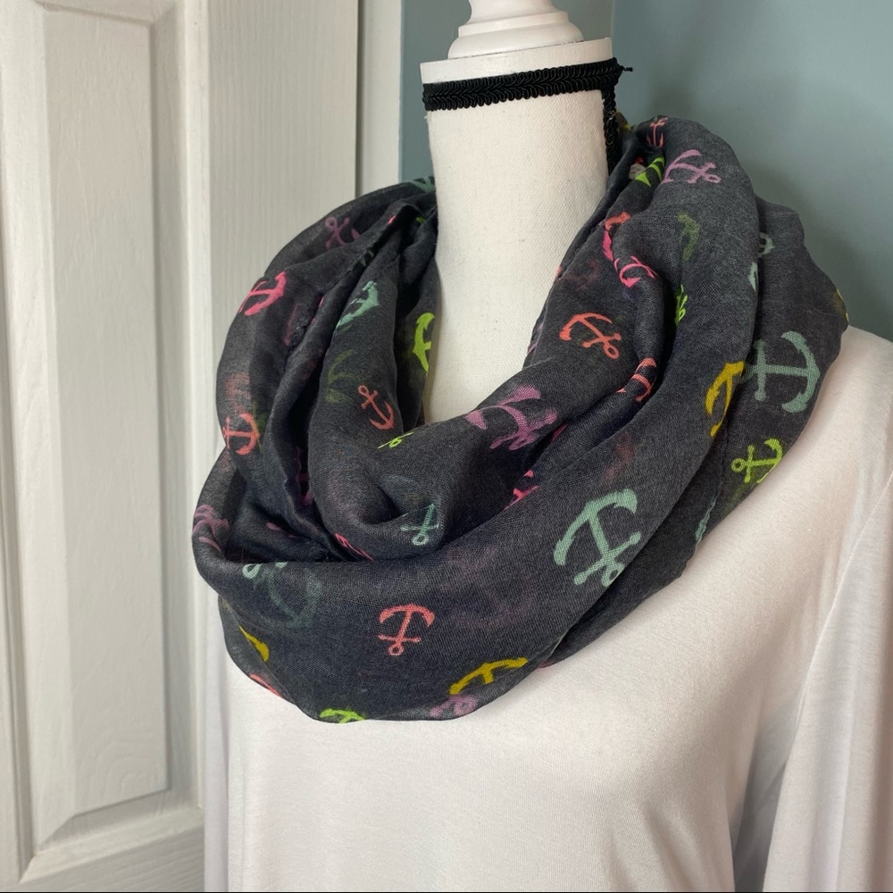 Anchor Infinity Scarf - Picture 3 of 3